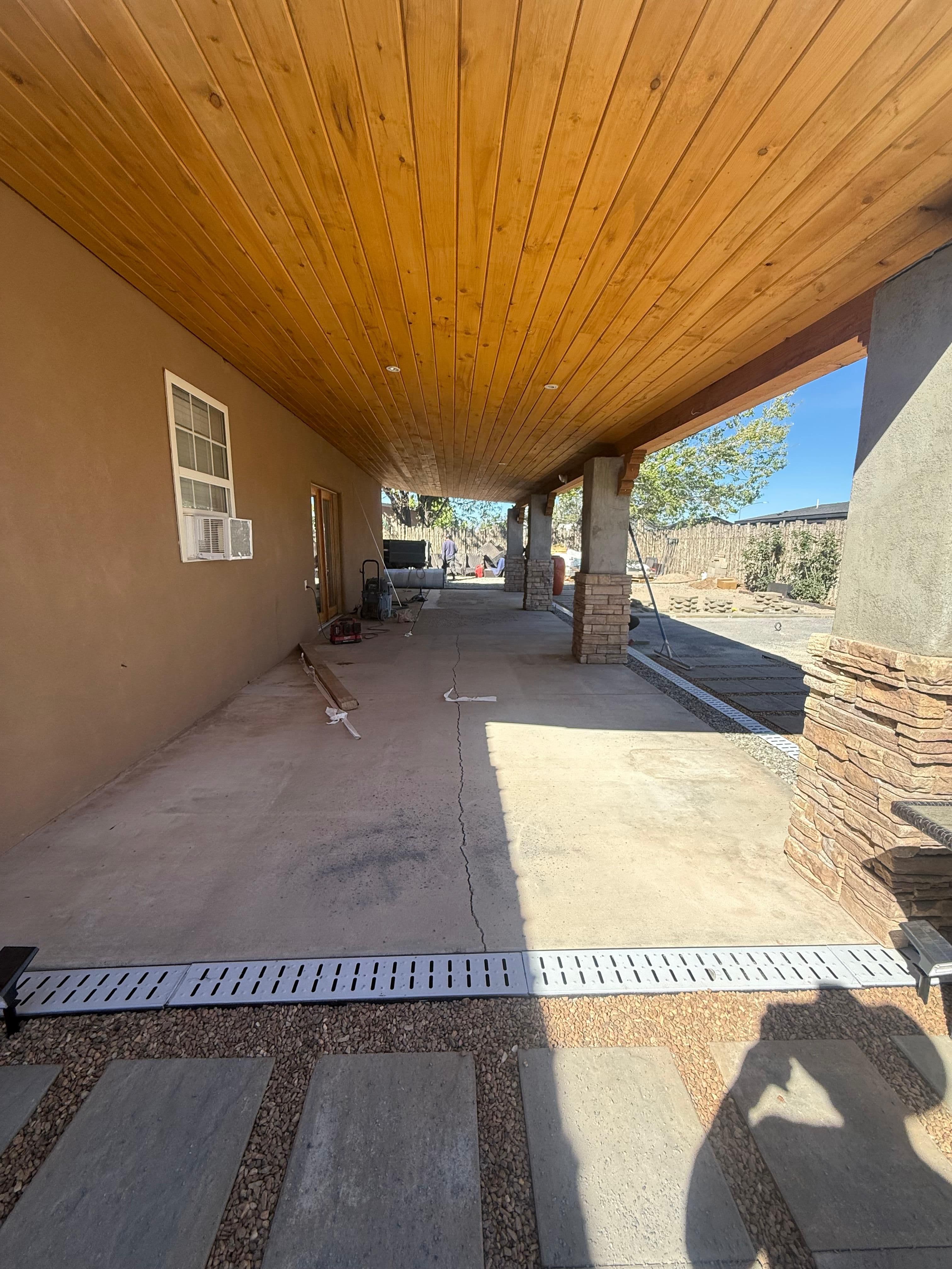 Two-Tone Resin Rock Patio in Española, NM Media 10