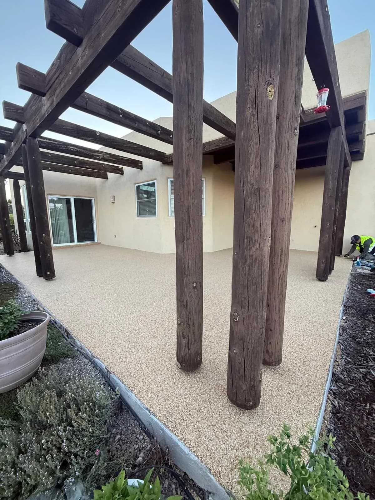 Tijeras & Cedar Crest After Epoxy Installation